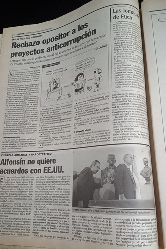 Clarín Año 1996 10/12 Solari River Menem Cheek (Usado)