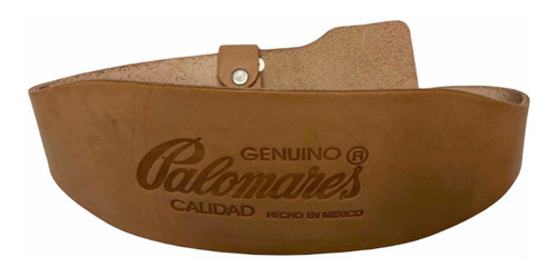 Imagen 1 de 5 de Faja Pesista Piel 100% Beige Con Forro Palomares Genuino