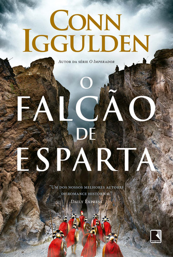 O Falcão de Esparta, de Iggulden, Conn. Editora Record Ltda., capa mole em português, 2021