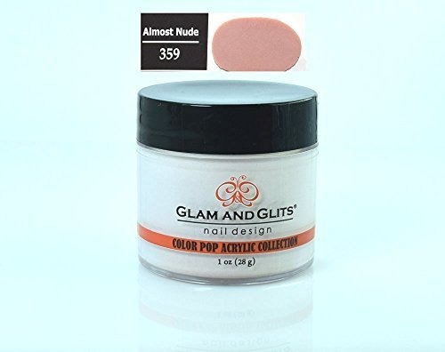 Imagen 1 de 1 de Glam And Glits Color Acrylic Powder Almost Nude359 1 Oz