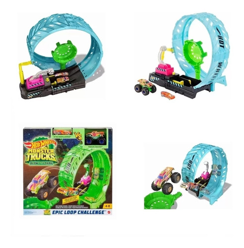 Pista Hot Wheels Monster Truck Epic Loop Challenge Hbn02