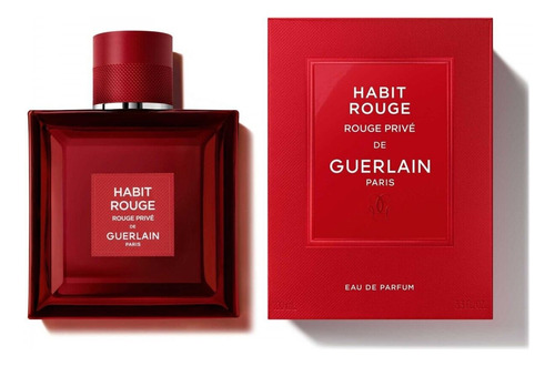 Perfume Guerlain Habît Rouge Rouge Prive Edp Rojo