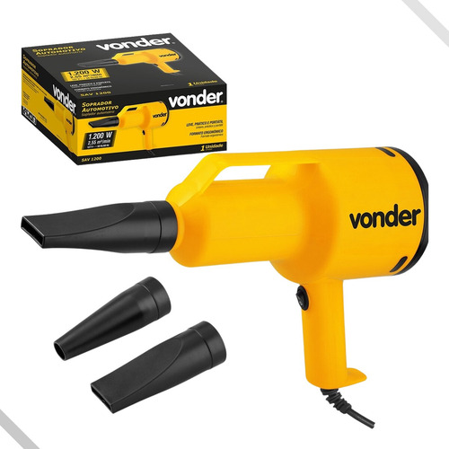 Secador Soprador Automotivo Interno Externo 1200w Vonder 127