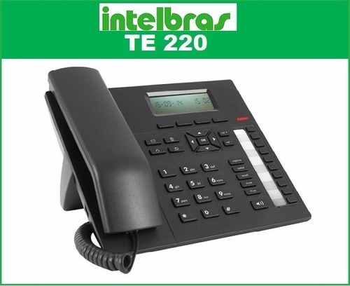Telefone Dedicado Intelbras Para Pabx Viva-voz Headset Te220