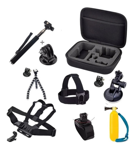Kit Novo Acessórios Gopro Hero 5 6 7 Black Pronta Entrega