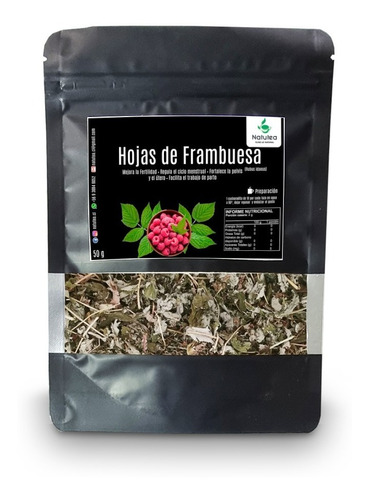 Hojas De Frambuesas Secas 100 G