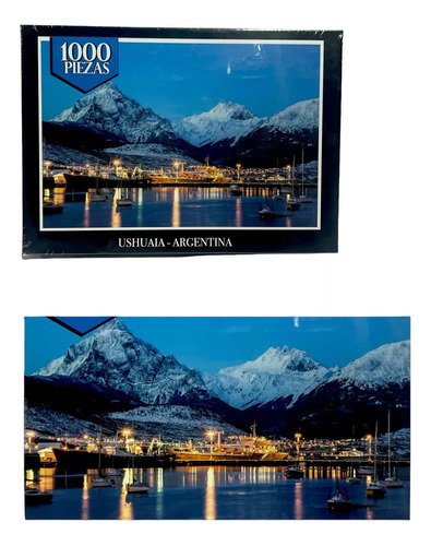 Rompecabezas 1000 Pcs. Ushuaia  Fin Del Mundo En Argentina