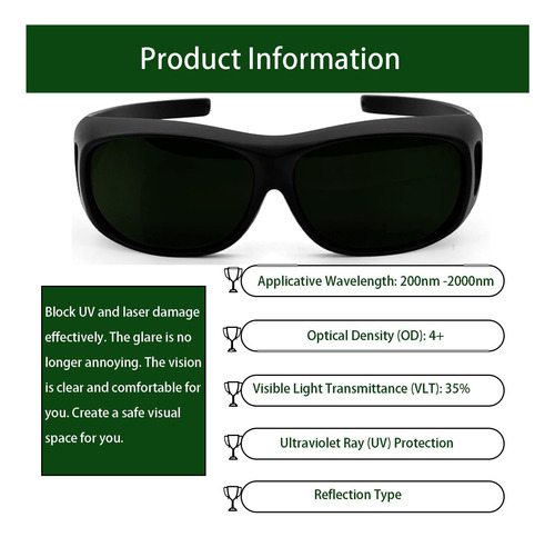 Gafas De Seguridad Láser De Ladyponycsc Ipl, Gafas De Para