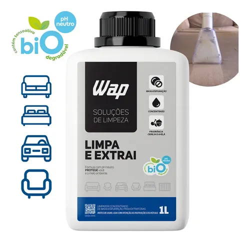 Detergente Concentrado Wap Limpa E Extrai 5L Para Extratoras | MercadoLivre