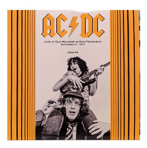 Ac/dc Live At Old Waldorf In San Francisco Vinilo [nuevo]