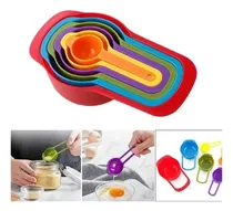 Comprar Colheres Xicaras Medidoras Medida Confeitaria Bolo Cozinha