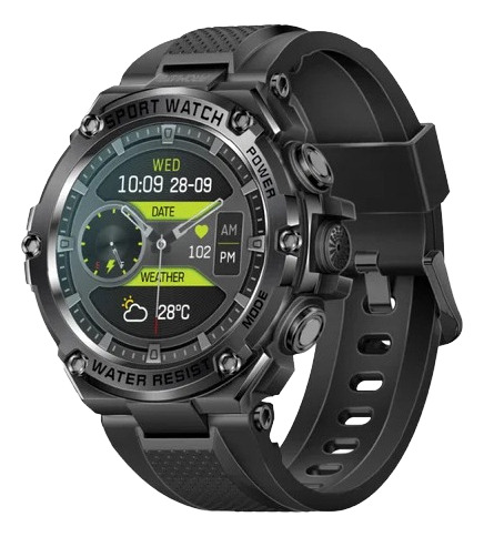 Reloj Smart Bt Promate Xwatch-r19.black 1.53 Ip67 Negro