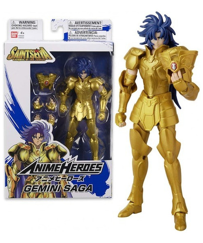 Figura Saga De Geminis Caballeros Del Zodiaco Anime Heroes 