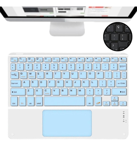 Teclado Com Mouse Trackpad Para Tablet Amazon Fire Max 11