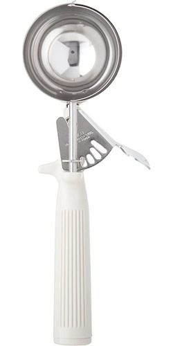 Winco Ice Cream Disher Con Mango De Marfil, Tamaño 10