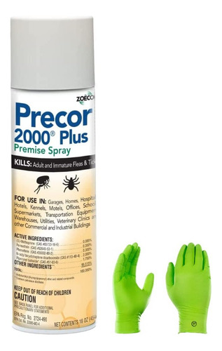 Precor 2000 Plus Premise Spray Con Guantes Protectores Usa S