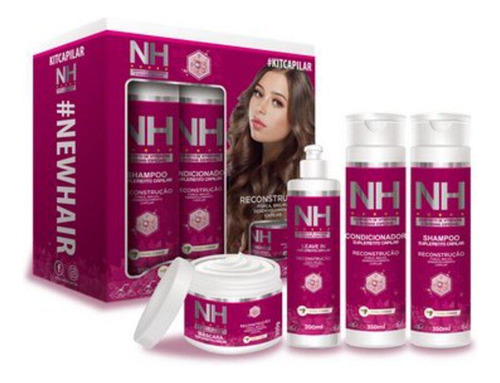 Kit Capilar Nh New Hair Belkit Força E Crescimento 4 Itens