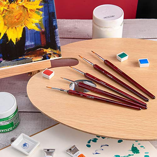 Pincel De Pintura Para Detalles, Kit De 6 Pinceles De Pintur