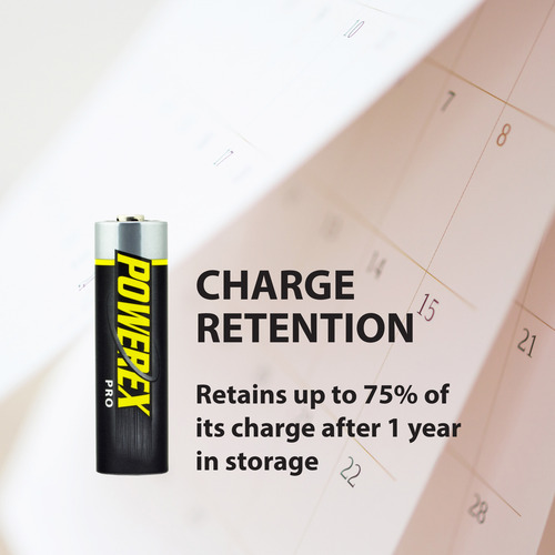 Set De 4 Baterías Recargables Aa 2700mah Mhraa4pro Powerex
