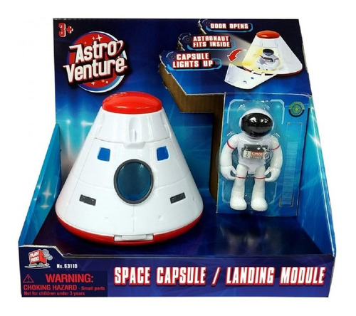 Capsula Espacial Con Luz Astronauta Astro Venture
