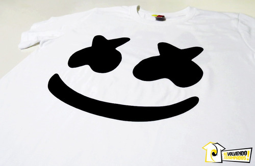 Poleras Estampadas Dj Marshmello