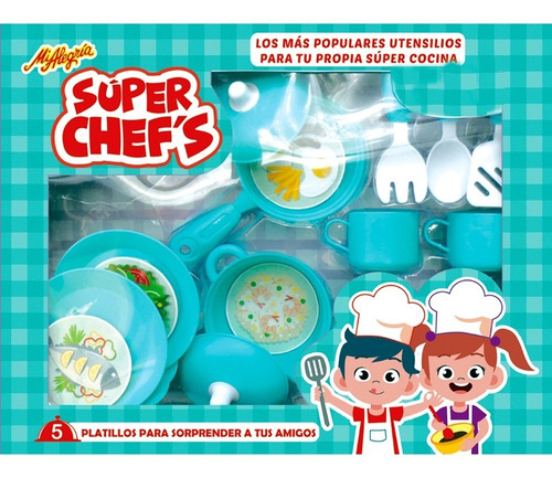 Imagen 1 de 2 de Batería Súper Chef - Mi Alegría