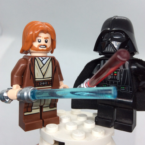 Lego Star Wars Original Darth Vader Y Obi Wan Kenobi Origina (Usado)