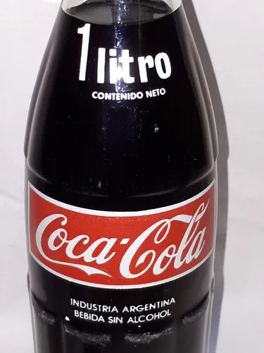Coca Cola Botella 1 Lt. Impreso De 1 Lado `80 Sellada 83 8 R