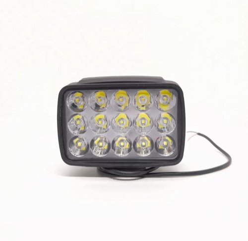 Faro 15 Leds Con Base Luz Estrobo Y Fijo 2200lumens