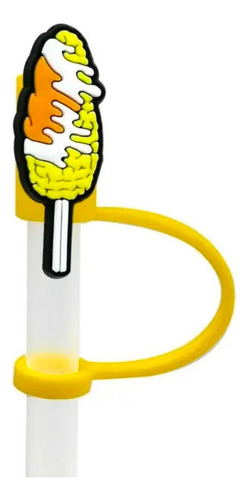 Fundas De Popote De Silicona Cubrepopote Edición Mexicana Snack Mexicano