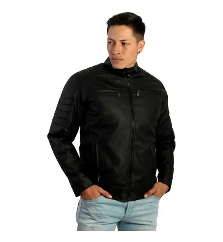 Chaquetas Chamarra Cuero Sintetico Para Hombre 5 Colores Envío gratis