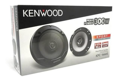 Bocinas Kenwood 6.5 Kfc-1666s 2 Vias