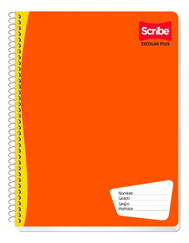 Cuaderno Profesional Scribe Escolar Plus Raya 100 Hojas