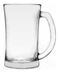 Jarra X 6 Cerveza Vaso Copa 360cc Lisa  Vi1206