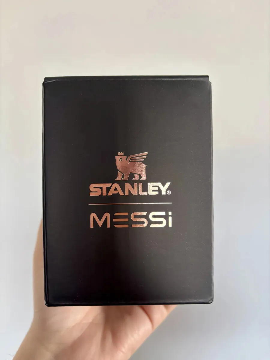 Mate Clásico Stanley X Messi 236 Ml Goat Negro Messi Goat Black