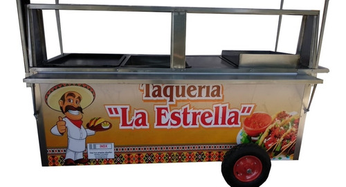 Carrito Para Tacos De  2 Mts De Largo 