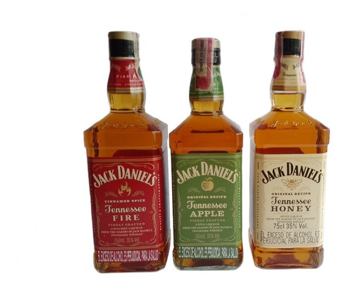 Whisky Jack Daniels Tripack - mL a $197