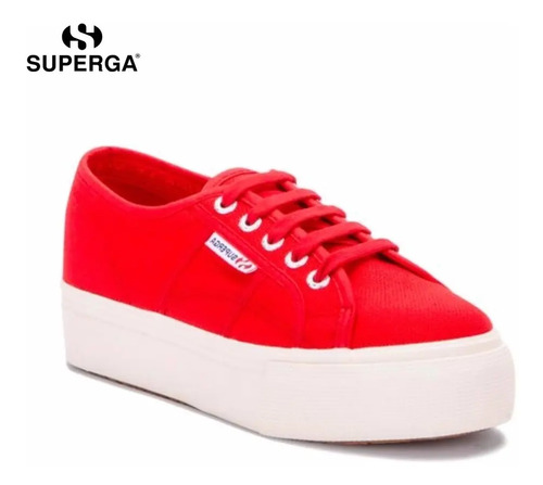 Compra En Superga 2750 Cotu Classic S000010 104 Roja Scarlet Para Mujer