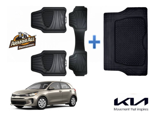 Tapetes Uso Rudo + Cajuela Kia Rio Hb 2016 A 2017 Armor All