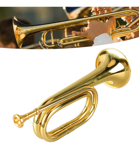 C Clave Trompeta Estilo Militar Latón Trompeta Cornetas