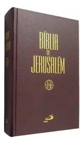 Bíblia De Jerusalém - Editora Paulus - Capa Dura Teologia