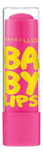 Bálsamo Labial Maybelline New York Hidratante Baby Lips Color Pink Punch