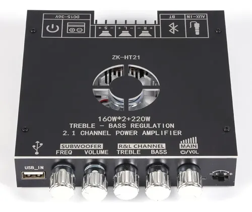 Z Zk-ht21 Tda7498e 21 Canais 160w Rms Amplificador Digital I