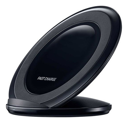 Cargador Inalambrico 10w Para Cargar Celulares Qi Color Negro