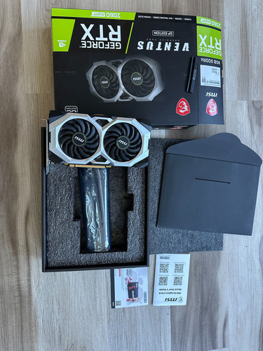 Rtx 2060 Super Ventus - Caja + Manual Orig. (Usado)