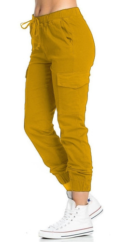 Pantalón Jogger Tipo Cargo Para Dama Moda