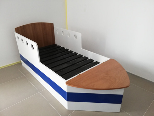 Cama Barco Con Baul 