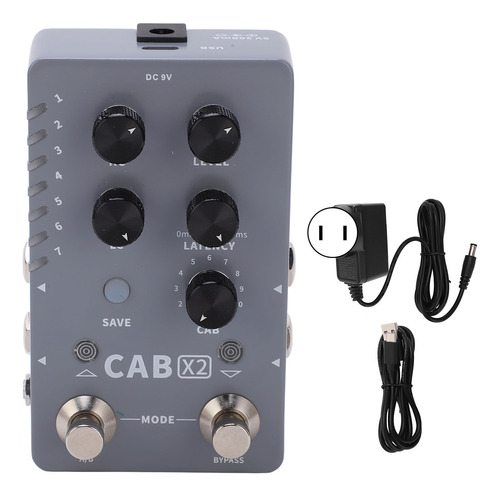 Pedal De Simulación De Gabinete Estéreo Guitar Effector Ir L