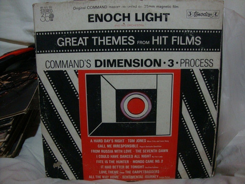 Vinilo Enoch Light Great Themes Hit Films Bs1