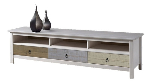 Rack Tv Con Cajones - Madera - Flora - Arte Equipamientos